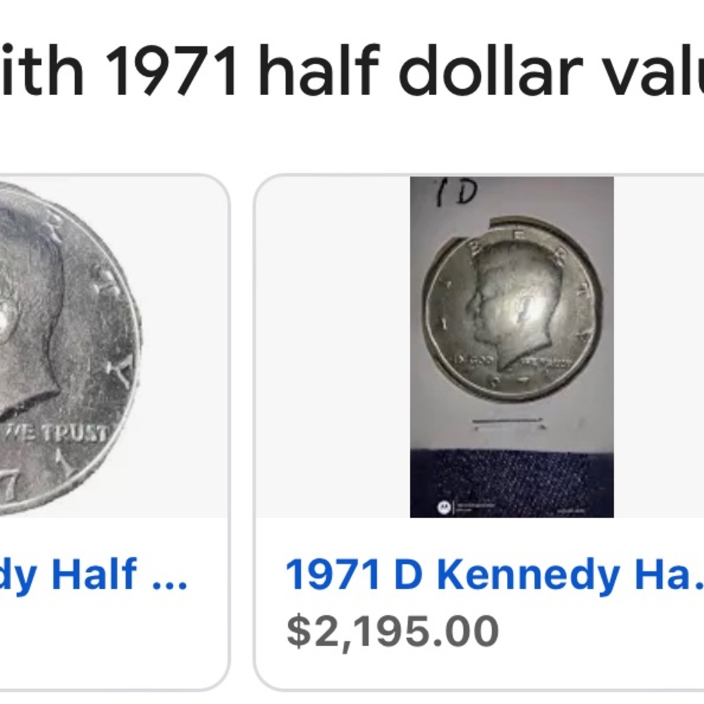 Very Rare 1971 JFK Half Dollar Error Piece Coin Error Coin Collector P. - Picture 10 of 12